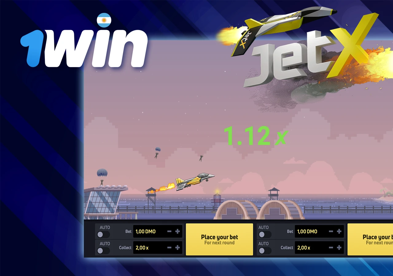 Diseño retro y características únicas en la interfaz JetX