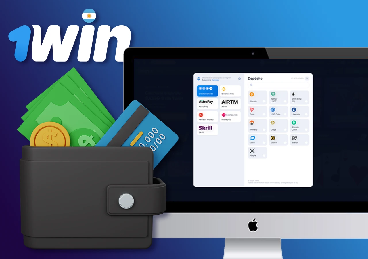 Selecciona el método de pago más conveniente para depositar dinero y activar el código promocional