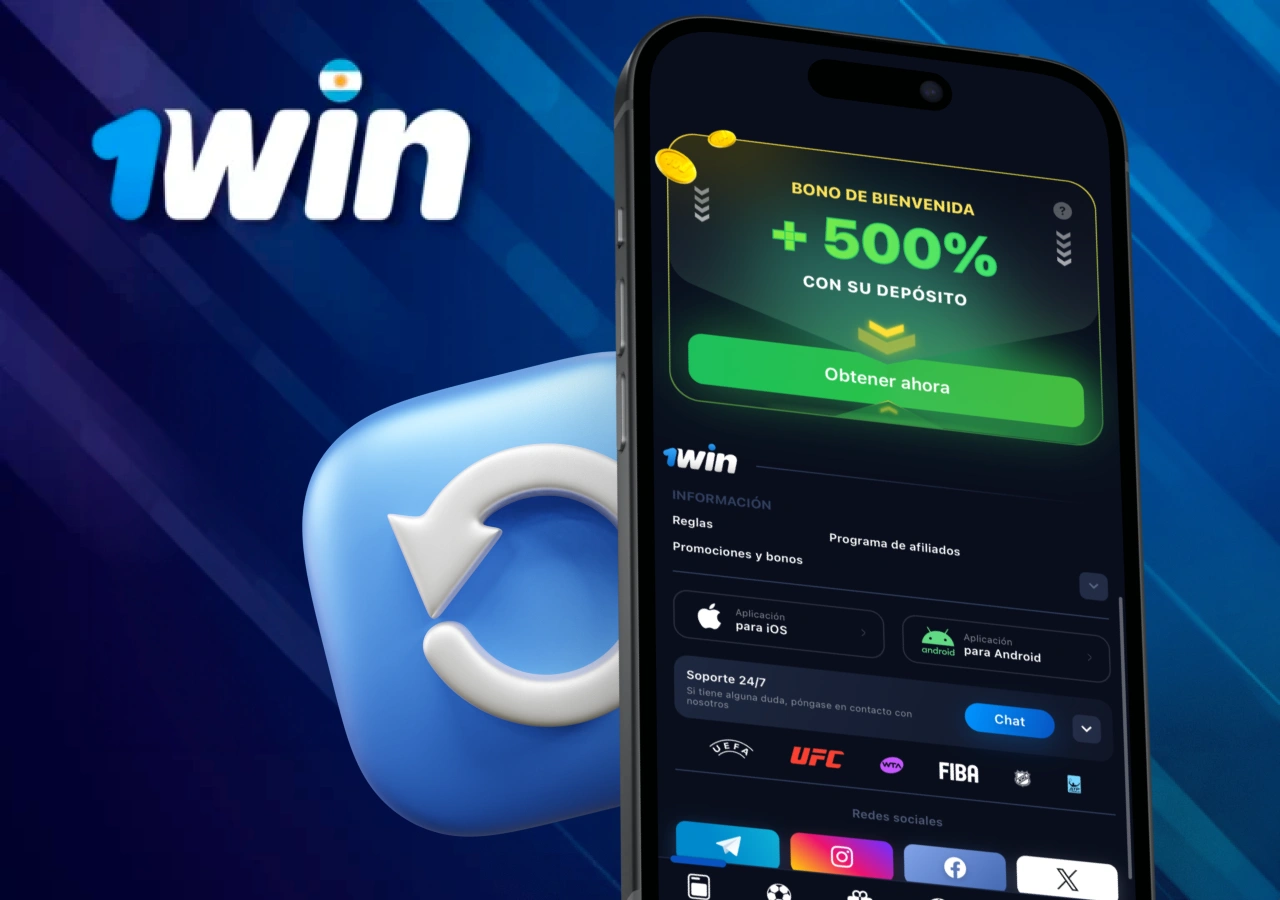 Actualización de la aplicación móvil de la casa de apuestas del casino