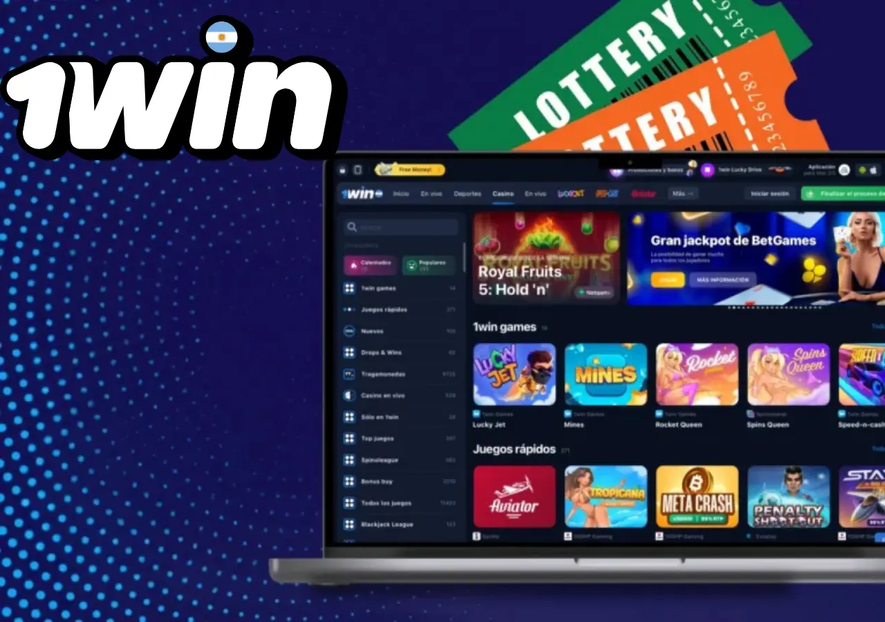 Pruebe su suerte con las loterías de 1Win Argentina